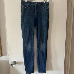 Athleta Sculptek Skinny Jean Dark Wash size 4